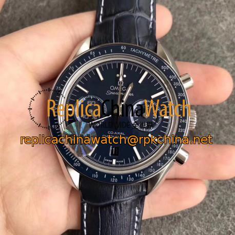 Replica Omega Speedmaster Moonwatch Co-Axial Chronograph 44.25MM 311.93.44.51.03.001 OM V2 Stainless Steel Blue Dial Swiss 9300