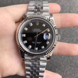 Replica Rolex Datejust II 126334 41MM N Stainless Steel Black Dial Swiss 3235