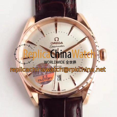 Replica Omega Seamaster Edizione Venezia 511.53.40.20.02.001 ZZ Rose Gold Silver Dial Swiss 8801