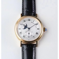 Replica Breguet Classique Moonphase 4396 GXG Yellow Gold Silver Dial Swiss 5165R