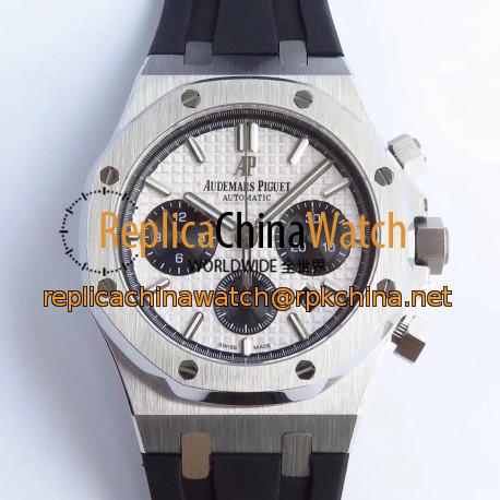 Replica Audemars Piguet Royal Oak Chronograph 26331 JH Stainless Steel Silver Dial Swiss 7750