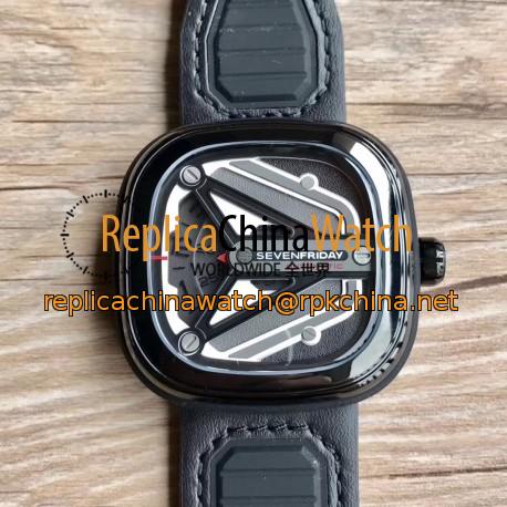 Replica SevenFriday M3/01 N PVD Grey Dial Miyota 8215