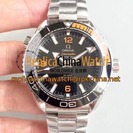 Replica Omega Seamaster Planet Ocean 600M 215.90.44.21.99.001 43.5MM 3S Stainless Steel Black Dial Swiss 8900