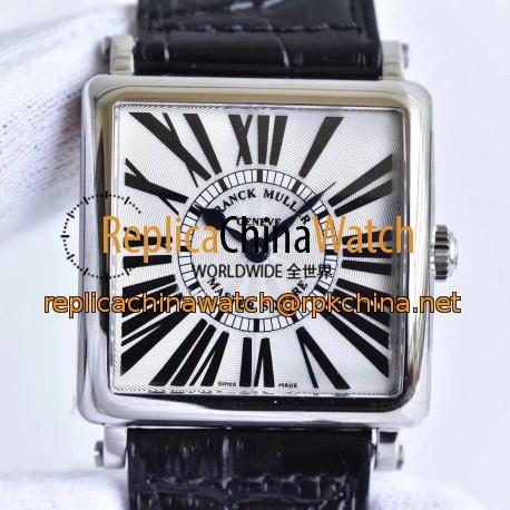 Replica Franck Muller Master Square Ladies 6002 M QZ R GF Stainless Steel White Dial Swiss Quartz