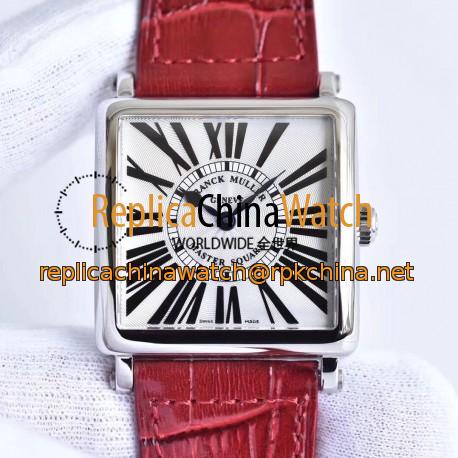 Replica Franck Muller Master Square Ladies 6002 M QZ R GF Stainless Steel White Dial Swiss Quartz