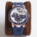 Replica Ulysse Nardin El Toro GMT +/- Perpetual Calendar 326-00 TWA Rose Gold Silver Dial Swiss UN-32