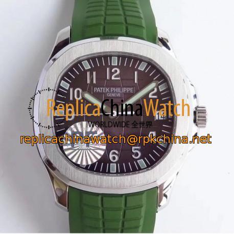 Replica Patek Philippe Aquanaut Jumbo 5167A-001 PF Stainless Steel Brown Dial Swiss 324SC