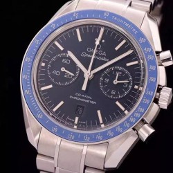 Replica Omega Speedmaster Professional Chronograph Stainless Steel Blue Dial Swiss 9300