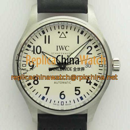 Replica IWC Pilot Mark XVIII IW327002 MKS V2 Stainless Steel White Dial Swiss 2892