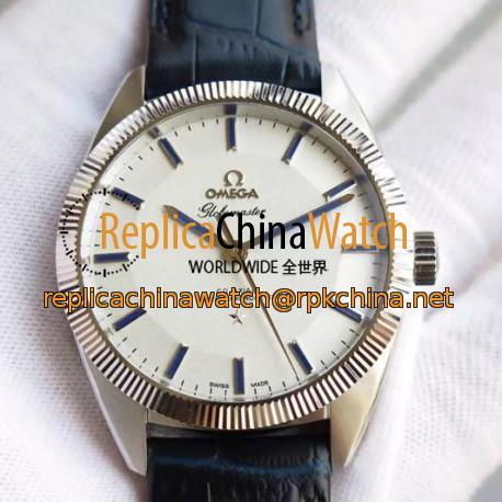 Replica Omega Constellation Globemaster 39MM Stainless Steel White Dial Swiss 8913