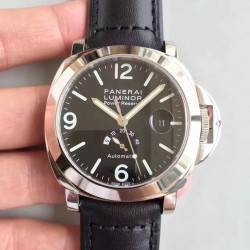 Replica Panerai Luminor Power Reserve PAM027 N Stainless Steel Black Dial Swiss 2824-2