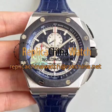 Replica Audemars Piguet Royal Oak Offshore 26401PO.OO.A018CR.01 JF V2 Stainless Steel Blue Dial Swiss 3126