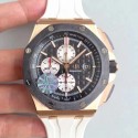 Replica Audemars Piguet Royal Oak Offshore 26401RO.OO.A002CA.01 JF V2 Rose Gold Black Dial Swiss 3126