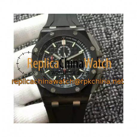 Replica Audemars Piguet Royal Oak Offshore 26400AU.OO.A002CA.01 JF V2 Forged Carbon Black Dial Swiss 3126