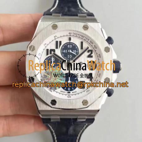 Replica Audemars Piguet Royal Oak Offshore Navy 26170ST.OO.D305CR.01 JF V2 Stainless Steel White Dial Swiss 7750