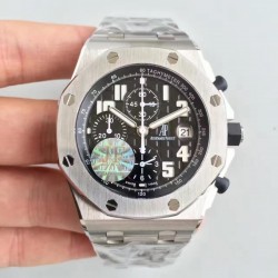 Replica Audemars Piguet Royal Oak Offshore 26170ST.OO.1000ST.08 JF V2 Stainless Steel Black Dial Swiss 7750