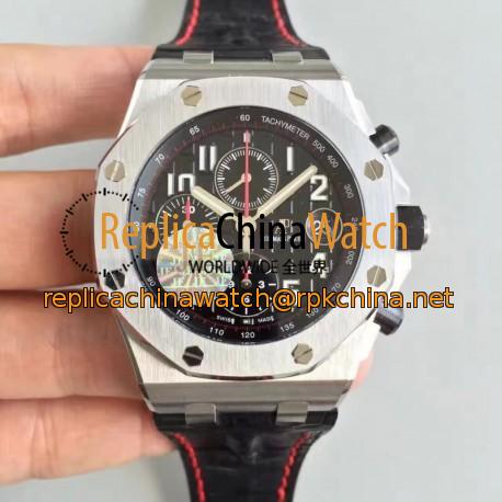 Replica Audemars Piguet Royal Oak Offshore 26470ST.OO.A101CR.01 JF V2 Stainless Steel Black Dial Swiss 3126