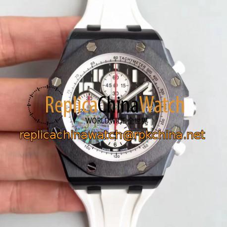 Replica Audemars Piguet Royal Oak Offshore Marcus Edition 26299SN/D010CA.01 JF V2 Black Ceramic Black Dial Swiss 7750