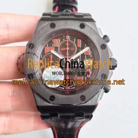 Replica Audemars Piguet Royal Oak Offshore Las Vegas 26186SN.OO.D101CR.01 JF V2 PVD Black Dial Swiss 7750