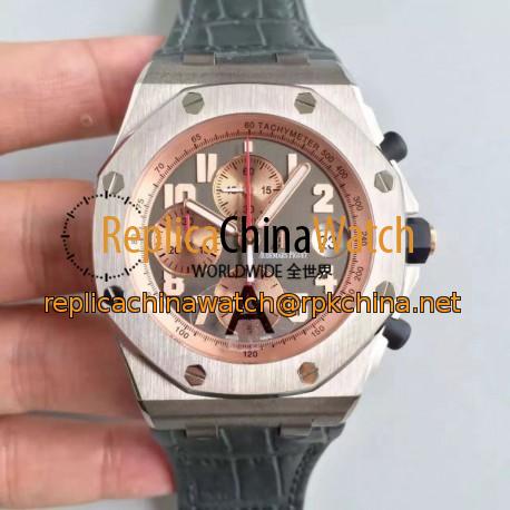 Replica Audemars Piguet Royal Oak Offshore Pride Of Indonesia 26179IR.OO.A005CR.01 JF V2 Titanium Anthracite Dial Swiss 7750