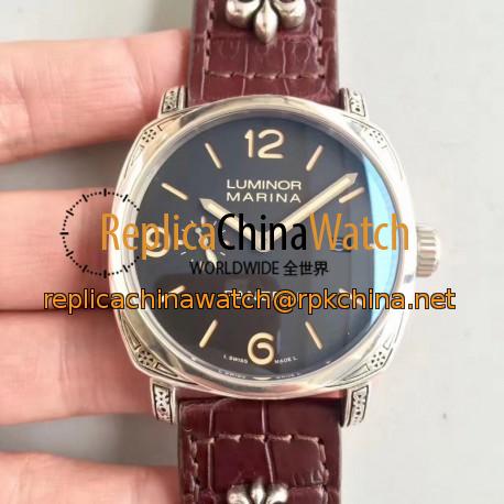 Replica Panerai Luminor Marina 1950 PAM312 JL Stainless Steel Black Dial Swiss P9000