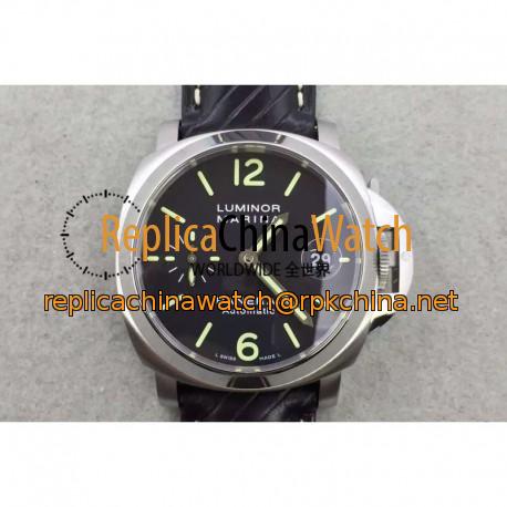 Replica Panerai Luminor Marina PAM048 Stainless Steel Black Dial Swiss 7750