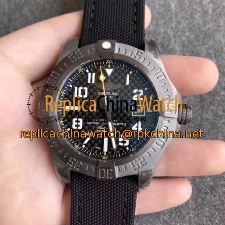 Replica Breitling Avenger Blackbird V17310 GF Titanium Black Dial Swiss 2824-2