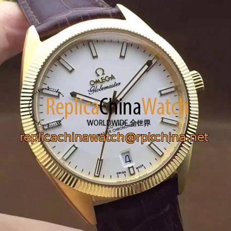 Replica Omega Constellation Globemaster 39MM Stainless Steel White Dial Swiss 8501