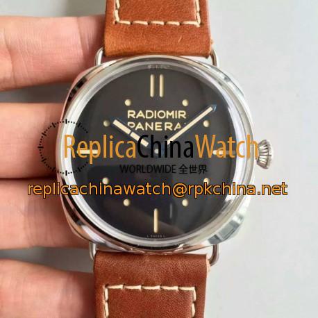 Replica Panerai Radiomir SLC 3 Days PAM449 ZF Stainless Steel Black Dial Swiss P3000