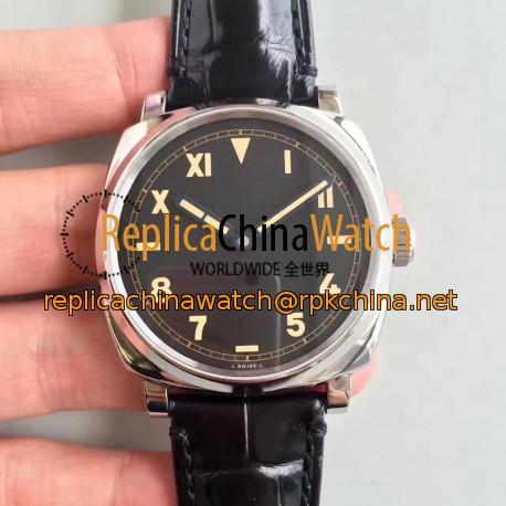 Replica Panerai Radiomir 1940 3 Days California PAM718 XF Stainless Steel Black Dial Swiss P1000