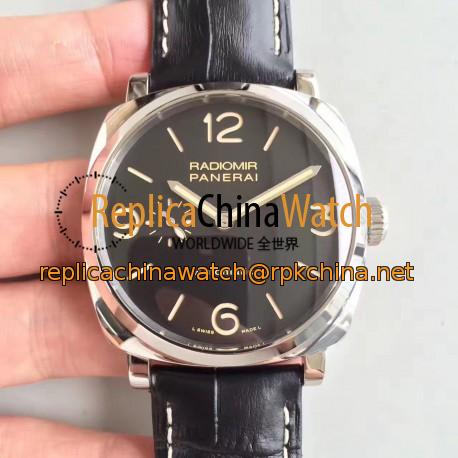 Replica Panerai Radiomir 1940 PAM572 SF Stainless Steel Black Dial Swiss P4000