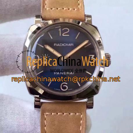 Replica Panerai Radiomir 1940 PAM690 SF Stainless Steel Blue Dial Swiss P3000