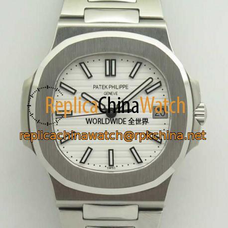 Replica Patek Philippe Nautilus 5711 JJ V2 Stainless Steel White Dial Swiss 324SC