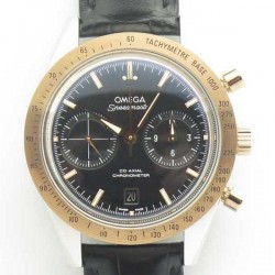 Replica Omega Speedmaster ´57 Chronograph 41.5MM 331.22.42.51.01.001 OM Stainless Steel & Rose Gold Black Dial Swiss 9301