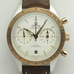 Replica Omega Speedmaster ´57 Chronograph 41.5MM 331.22.42.51.01.001 OM Stainless Steel & Rose Gold White Dial Swiss 9301