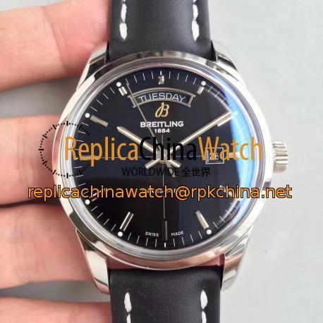 Replica Breitling Transocean Day & Date A4531012/BB69/35X V7 Stainless Steel Black Dial Swiis 2836-2