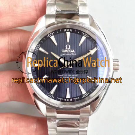 Replica Omega Seamaster Aqua Terra 150M Master Co-Axial 231.10.42.21.03.003 VS Stainless Steel Blue Dial Swiss 8500