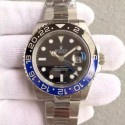 Replica Rolex GMT-Master II 116710BLNR Batman V8 Stainless Steel Black Dial Swiss 3186