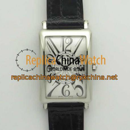 Replica Franck Muller Ladies Long Island 1952 952 QZ GF Stainless Steel Silver Dial Swiss Quartz