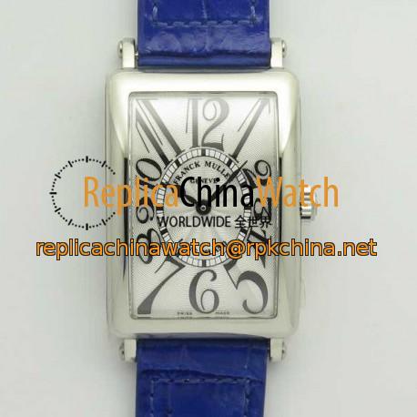 Replica Franck Muller Ladies Long Island 1952 952 QZ GF Stainless Steel Silver Dial Swiss Quartz