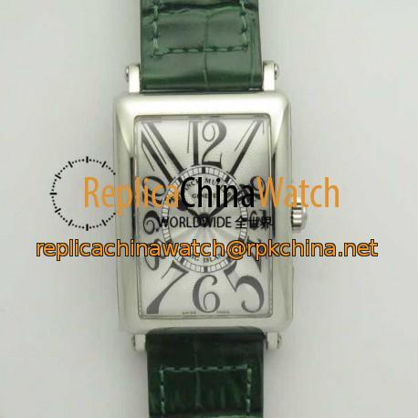 Replica Franck Muller Ladies Long Island 1952 952 QZ GF Stainless Steel Silver Dial Swiss Quartz