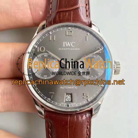 Replica IWC Portugieser IW500106 Power Reserve ZF V3 Stainless Steel Grey Dial Swiss IWC 52010