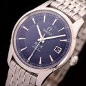 Replica Omega De Ville 41MM Stainless Steel Blue Dial Swiss 8500