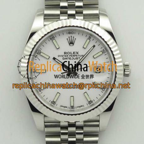 Replica Rolex Datejust II 126334 41MM N Stainless Steel White Dial Swiss 3235