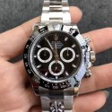 Replica Rolex Daytona Cosmograph 116500LN AR V2 Stainless Steel 904L Black Dial Swiss 4130 Run 6@SEC