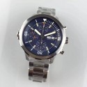 Replica IWC Aquatimer Chronograph IW376805 HBBV6 Stainless Steel Blue Dial Swiss 7750