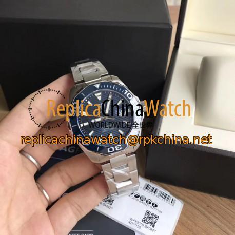 Replica Tag Heuer Aquaracer Calibre 5 WAY201B.BA0927 N Stainless Steel Blue Dial Swiss SW200