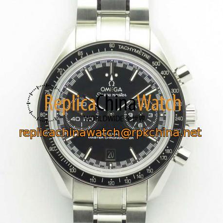 Replica Omega Speedmaster Racing Master Chronograph 44.25MM 329.30.44.51.01.001 OM Stainless Steel Black Dial Swiss 9900