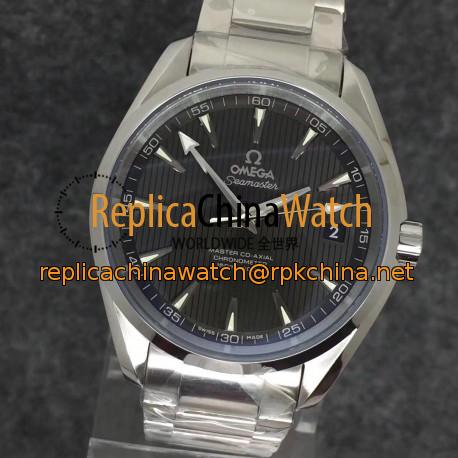 Replica Omega Seamaster Aqua Terra 150M Master Co-Axial 231.10.42.21.01.003 VS Stainless Steel Anthracite Dial Swiss 8500