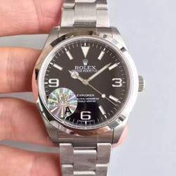 Replica Rolex Explorer 214270 JF V3 Stainless Steel Black Dial Swiss 3132